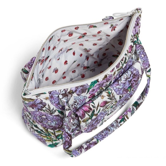 Vera Bradley Lavendar Meadow Tote - Picture 2 of 2